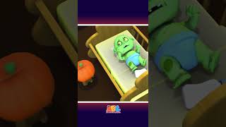 👾Monster is watching Spooky Baby Zombie Cry😭 #shorts #halloween2024 #kidssongs