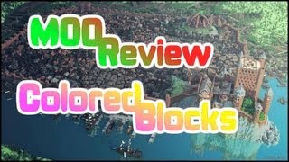 MOD REVIEW : COLORED BLOCKS [FARBIGE BLÖCKE] - MINECRAFT 1.5.1 [HD/GERMAN/DEUTSCH]