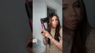 DYSON AIRWRAP Tutorial! #dysonairwrap #dyson #hair #curls #shorts