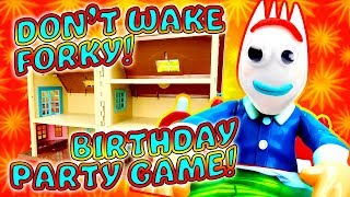 Toy Story 4 Don't Wake Forky Birthday Party Game! W/ Woody, Ducky and Bunny