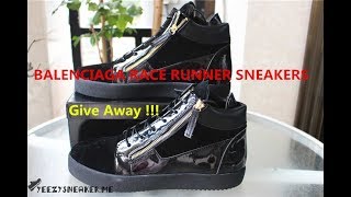 GIUSEPPE ZANOTTI BLACK MID MEN SNEAKER Give Away Review