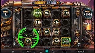 MONEY TRAIN 3 BIG WIN FREE SPIN SLOTS CASINO JACKPOT