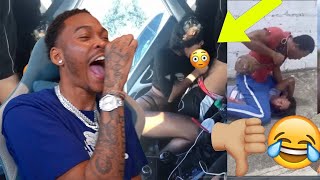 HE CAUGHT HIS GIRLFRIEND SUCKIN UP HIS HOMIE IN THEY HOUSE & ALMOST KILLED HER FOR IT! ( REACTION )