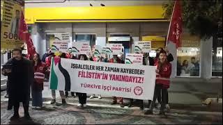 Türkiye İşçi Partisi'nden İsrail'i Protesto