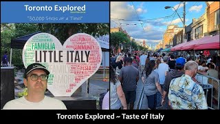 Ontario Visited presents its Toronto Explored Taste of Italy Video