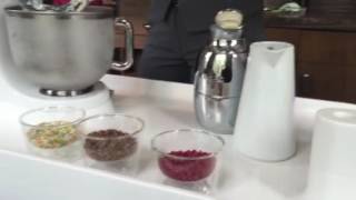 Ice-cream being made at Heston Blumenthal's Dinner restaurant