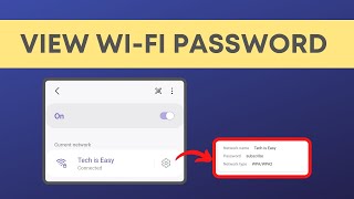 How To View Connected Wi-Fi Password on Android | No Root