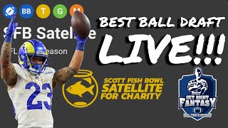 Live Underdog Fantasy $5 Scott Fish Bowl Charity Draft for spot in SFB15!