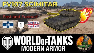 FV107 SCIMITAR II Fast and Furious! II World of Tanks Modern Armour II WoTC