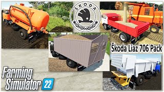 Farming Simulator 22 Mods in action `| Škoda Liaz 706 MT Dump truck `| Complete Pack