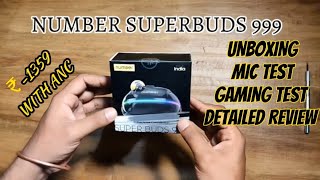 CRAZY *GAMING TWS* Earbuds Under ₹2000!!⚡️₹1500!! Number Super Buds 999 Earbuds Review!