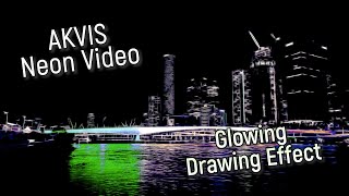 AKVIS Neon Video: Glowing Drawing Effects for Videos