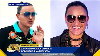 ELVIS CRESPO RADICA DEMANDA DE DIVORCIO A MARIBEL VEGA