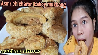 ASMR Chicharon baboy mukbang