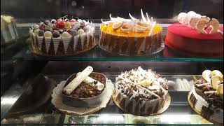 display counter cake and pastary