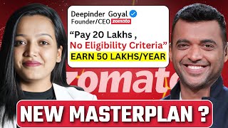 Zomato CEO Deepinder Goyal's Job Offer For Cheif Of Staff | Pay 20 Lakhs & No Eligibility Criteria