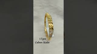 cuban kada # light weight # gold bracelet kada # desiner piece