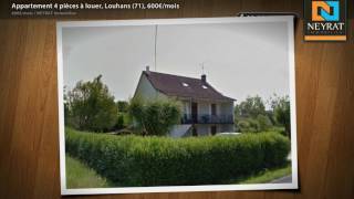 Appartement 4 pièces à louer, Louhans (71), 600€/mois