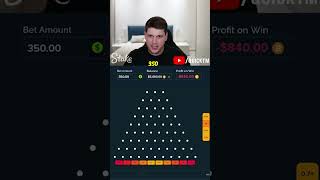 350$ Plinko  Ball Drops �#plinko #gambling #stake #gamble #casino #slots #blackjack