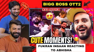 Fukran Insaan Reacting To Abhisha Cute Moments - Bigg Boss Ott 2 | Bsn Reaction