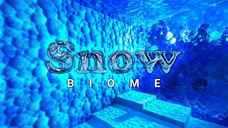 Super realistic snow biome in Minecraft