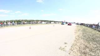 Civic D16z6 vs.Renault 5 GT Turbo (Rozhanovce 2013) drag 1/8 mile