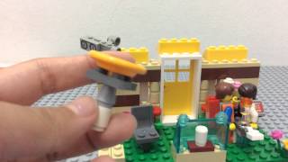 Lego Larry The Barista's Coffee Shop(MOC)