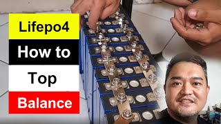 Paano mag balance ng Lithium Battery  |  how to Top Balance your Lifepo4 Batteries before using