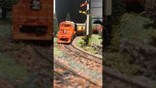 Illinois Central Gulf Diesel visits the UK! #modelrailroad #diesel #shorts