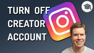 How to TURN OFF CREATOR ACCOUNT in INSTAGRAM 🎬