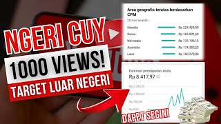 TERBUKTI! Cara Setting Video Target Penonton Luar Negeri Di Youtube