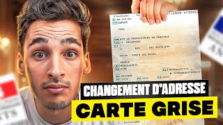 Comment changer l’adresse de sa carte grise en ligne - En 2 minutes ⏰