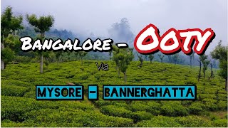 Bangalore to Ooty ll Mysore - Bandipur ll Bike Ride ll Raju Kannada Traveller