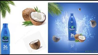 Photoshop | Creative Product | Coconut Oil Bottle | Poster Design | Design | Photoshop 2024