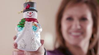 Artist Insights | Jolly Snowman Blown Glass