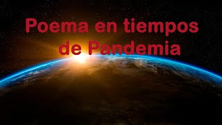 Poema en tiempos de pandemia