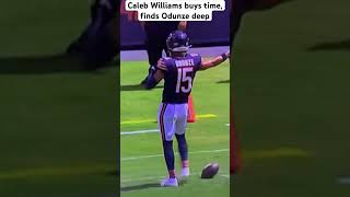 Bears vs Bengals Preseason: Caleb Williams to Rome Odunze #shorts #nfl