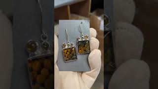 Kevin O’Grady Glass and Tourmaline Earrings