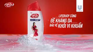 Sữa tắm Lifebuoy ion bạc+ phối hợp với Đề kháng Da - Bảo vệ khỏi vi khuẩn tốt hơn! (MwT)