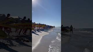 Nothing like a little friendly competition with neighboring guards! #beach #florida #lifeguard