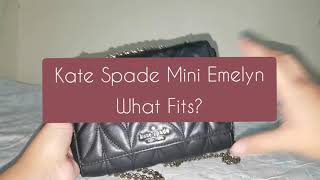 Kate Spade Mini Emelyn | What Fits?