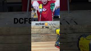 DCF840 vs 🔨🔨🔨 8”lag