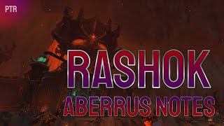 Rashok - Visual Notes Quick Boss Guide Aberrus