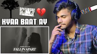 Reaction on FALLIN APART - Karan Aujla (Official Video) Ikky | Nikkesha