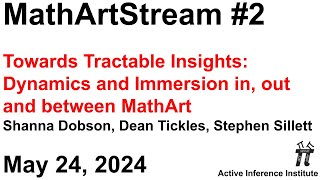 MathArtStream 2 ~ "Towards Tractable Insights: Dynamics and Immersion in, out and between MathArt"