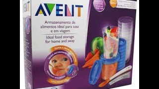 Контейнеры для хранения еды Philips Avent 5 штук по 240мл 6+