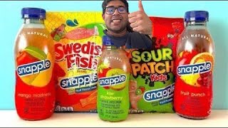 Trying Snapple Flavored Swedish Fish & Sour Patch Kids Review