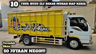 HARGA TRUK ISUZU ELF BEKAS MULAI 50 JUTAAN NEGO || UPDATE TERBARU 2023 || JUAL BELI TRUK BEKAS