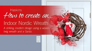 How to create an indoor Nordic Wreath