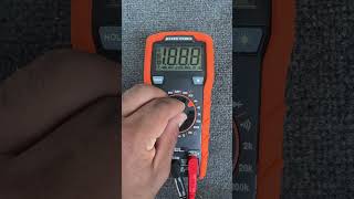 Checking a fuse with a multimeter #maintenance #kleintools #electrical